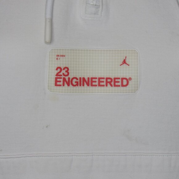 Nike Jordan 23 Engineered White Hoodie Sweatshirt Men's M Medium - Picture 2 of 14